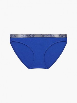 Blue Calvin Klein Bikini - Radiant Cotton Women Briefs | CAYR-20789