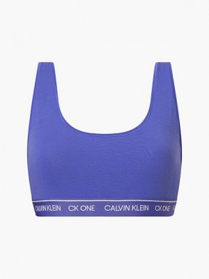 Blue Calvin Klein CK One Recycled Women Bra | RHCF-03864
