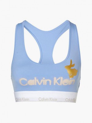 Blue Calvin Klein Classic Women Bra | NHZF-21537