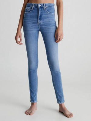 Blue Calvin Klein High Rise Skinny Women Jeans | GULR-57129