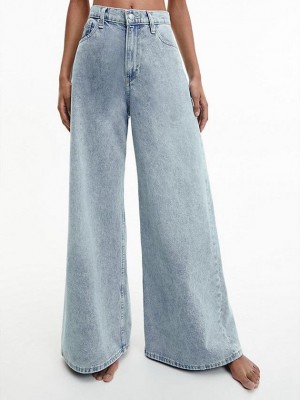 Blue Calvin Klein Low Rise Loose Women Jeans | CWTN-86357