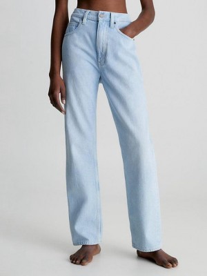 Blue Calvin Klein Mid Rise Boyfriend Women Jeans | TGLE-70845