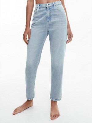 Blue Calvin Klein Mom Women Jeans | BXRQ-74862