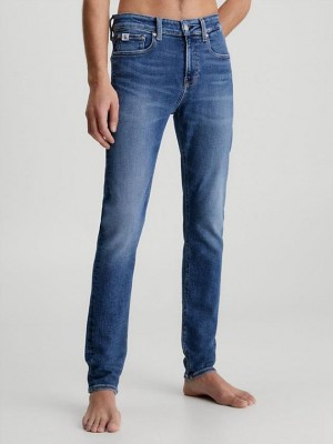 Blue Calvin Klein Skinny Men Jeans | HBKG-62034