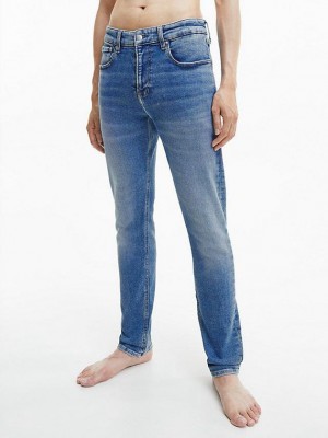 Blue Calvin Klein Skinny Men Jeans | IDYO-35067