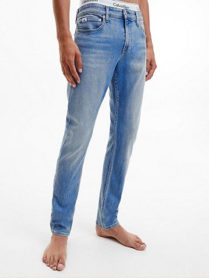 Blue Calvin Klein Slim Men Jeans | EIQY-93256