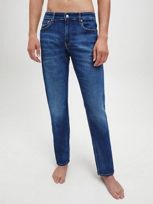 Blue Calvin Klein Slim Men Jeans | LXPG-64107