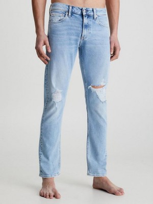 Blue Calvin Klein Slim Men Jeans | MTUJ-94136