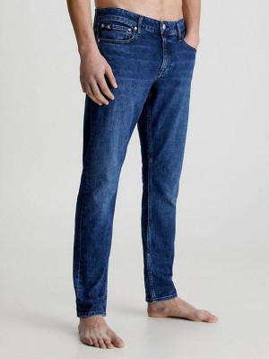 Blue Calvin Klein Slim Men Jeans | QLGW-34925