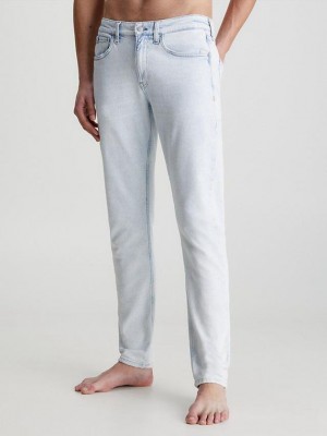 Blue Calvin Klein Slim Tapered Men Jeans | QDLH-67309