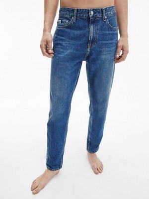 Blue Calvin Klein Tapered Men Jeans | FDXO-30216