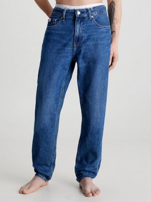 Blue Calvin Klein Tapered Men Jeans | NQLR-08794