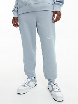 Blue Calvin Klein Tapered Men Joggers | WZJK-54762