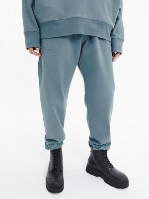 Blue Calvin Klein Unisex Relaxed - CK Standards Women Joggers | MEWV-07612