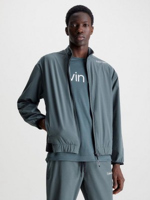 Blue Calvin Klein Windbreaker Men Jacket | SEWZ-95046