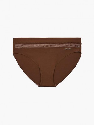 Brown Calvin Klein Bikini - Perfectly Fit Flex Women Briefs | PRXN-96570