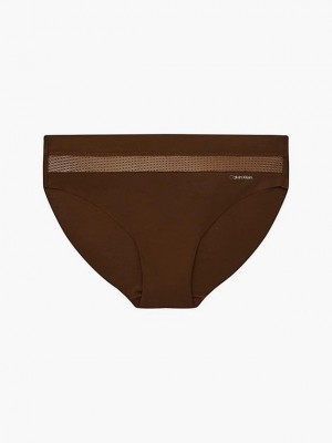 Brown Calvin Klein Bikini - Perfectly Fit Flex Women Briefs | XSYL-12473