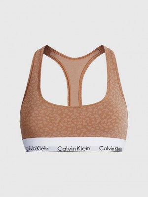 Brown Calvin Klein Modern Cotton Women Bra | OCPZ-41083