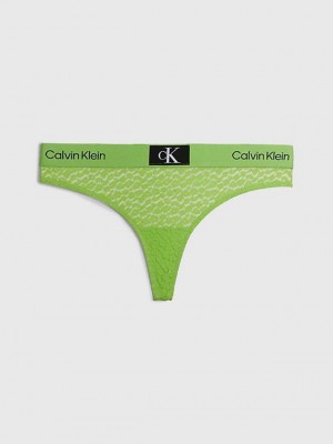 Green Calvin Klein Lace - Ck96 Women Thong | MEKF-30267