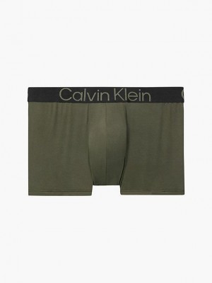 Green Calvin Klein Low Rise Men Briefs | CUWD-64701