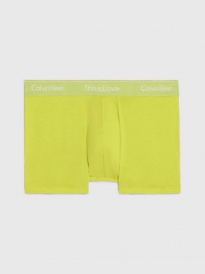 Green Calvin Klein Pride Men Briefs | UMTO-73245