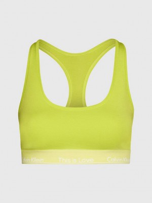 Green Calvin Klein Pride Women Bra | WZUQ-46097