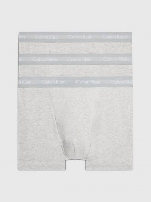 Grey Calvin Klein 3 Pack - Cotton Stretch Men Briefs | LACK-12506