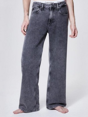 Grey Calvin Klein 90's Loose Men Jeans | GEZL-62813