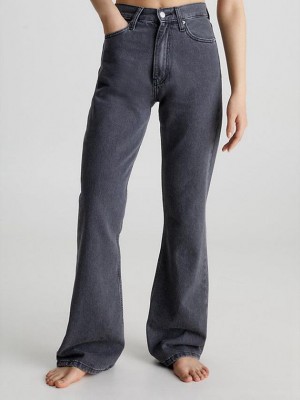 Grey Calvin Klein Authentic Bootcut Women Jeans | WYNT-58730
