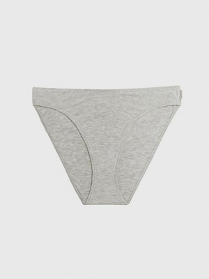 Grey Calvin Klein Bikini - Flex Fit Women Briefs | JIUL-43160
