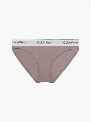 Grey Calvin Klein Bikini - Modern Cotton Women Briefs | OIJE-07825