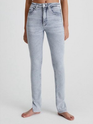 Grey Calvin Klein High Rise Super Skinny Women Jeans | ACHG-73482