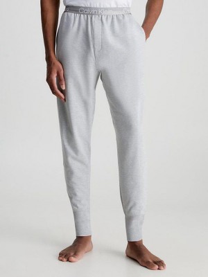 Grey Calvin Klein Lounge - Modern Structure Men Joggers | YGLR-36297