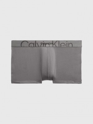 Grey Calvin Klein Low Rise - Embossed Icon Men Briefs | EMFS-12678