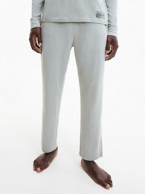 Grey Calvin Klein Pyjama Men Pants | ZDUS-06283