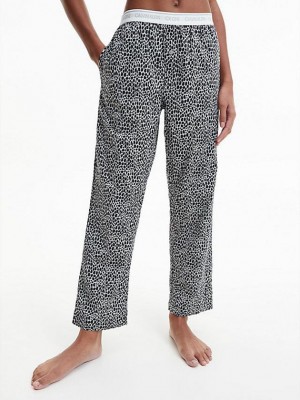 Grey Calvin Klein Pyjama - CK One Women Pants | XENR-39801