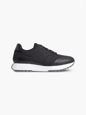 Grey Calvin Klein Recycled Felt Women Sneakers | VXEM-70459