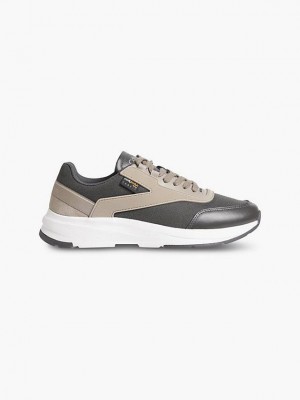 Grey Calvin Klein Recycled Men Sneakers | DYTN-14302