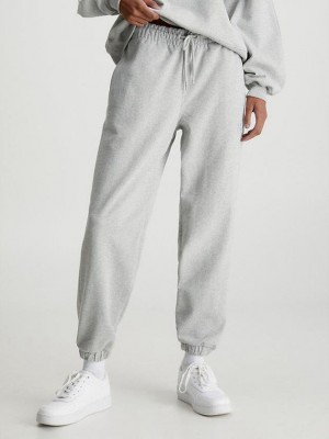 Grey Calvin Klein Relaxed Recycled Cotton Women Joggers | KHCL-95308