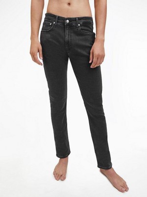 Grey Calvin Klein Skinny Men Jeans | AUXC-13786