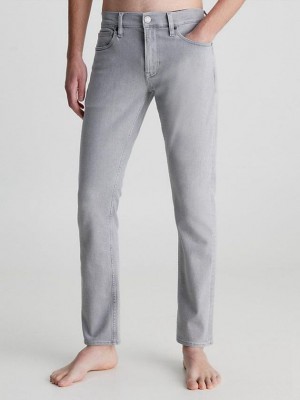 Grey Calvin Klein Slim Men Jeans | BSPC-60489
