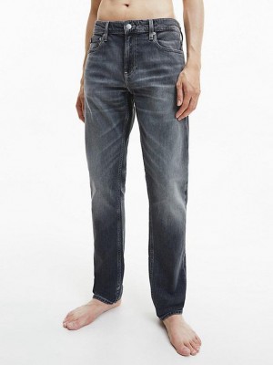Grey Calvin Klein Slim Men Jeans | MXZT-37164