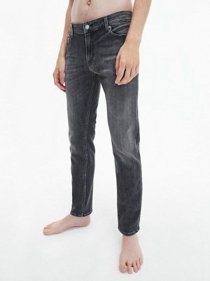 Grey Calvin Klein Slim Men Jeans | SBMN-19025