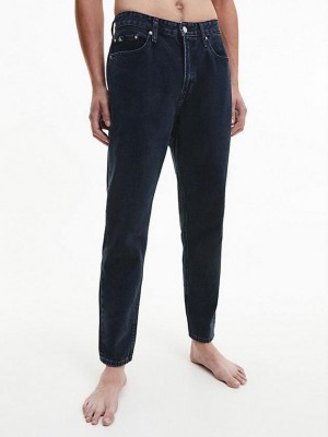 Grey Calvin Klein Tapered Men Jeans | MTRQ-38024