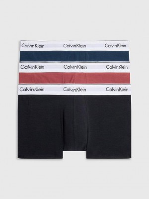 Navy Calvin Klein 3 Pack - Modern Cotton Men Briefs | WZNS-21657