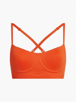 Orange Calvin Klein Balconette - Bonded Flex Women Bra | KYJT-19072