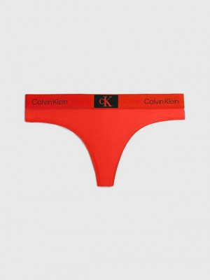Orange Calvin Klein Ck96 Women Thong | XKLV-27065