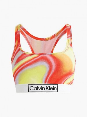 Orange Calvin Klein Pride Women Bra | ZCQO-23746