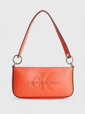 Orange Calvin Klein Shoulder Women Bags | BAIZ-02647