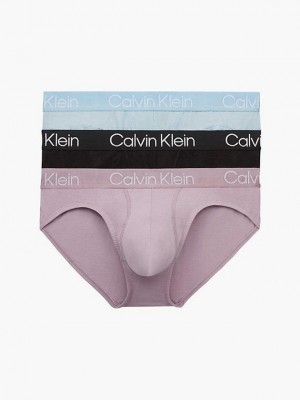 Pink Calvin Klein 3 Pack - Modern Structure Men Briefs | NBFP-37208